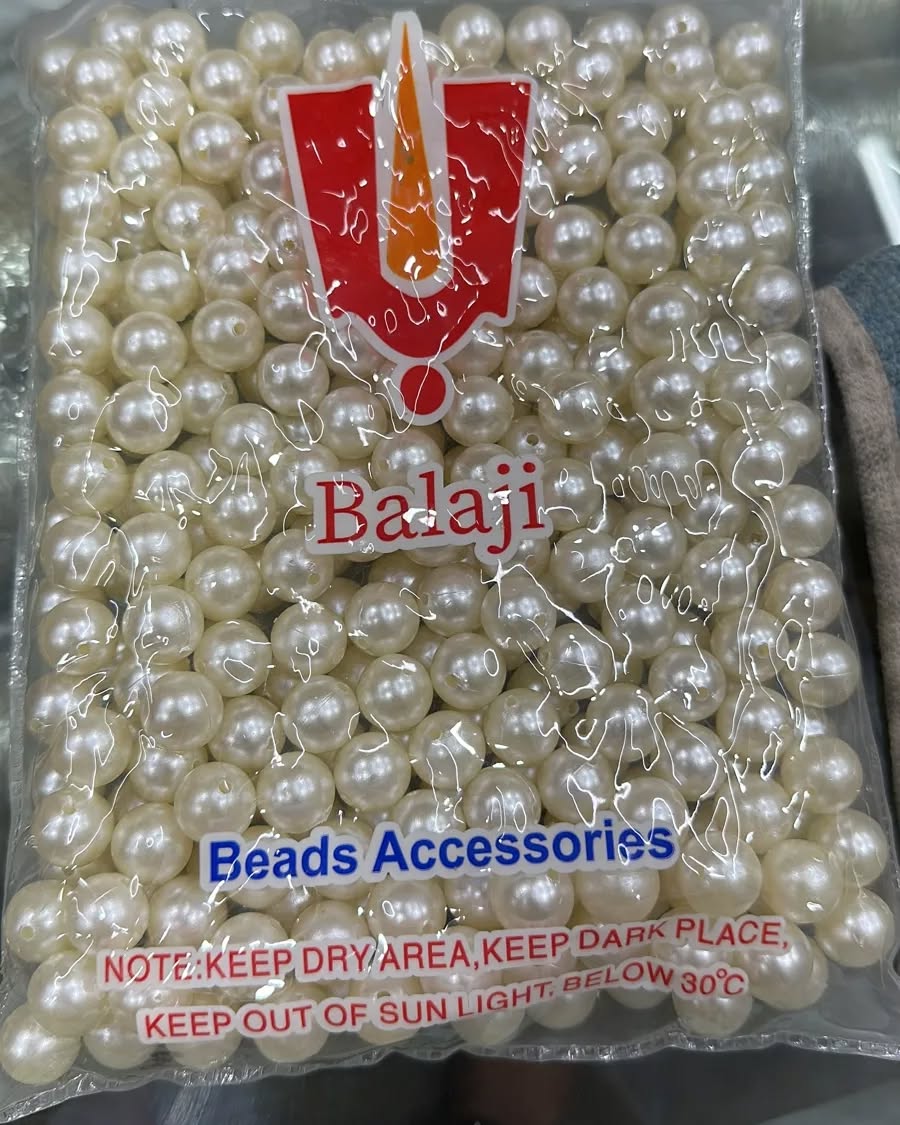 Colorful Premium Plastic Beads Collection by Balaji Beads & Flowers Mumbai